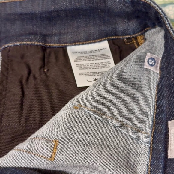 Women’s Citizen of Humanity dark blue denim skirt, sz 28, NWOT. - Picture 4 of 10